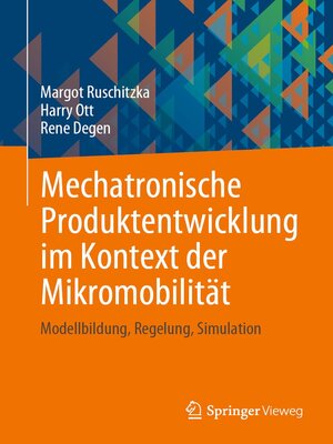 cover image of Mechatronische Produktentwicklung im Kontext der Mikromobilität